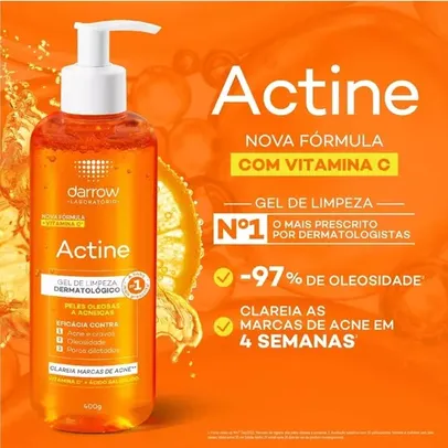 Darrow Actine - Gel de Limpeza Facial 400g