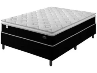 Cama Box Casal (Box + Colchão) Plumatex - Mola 28cm Flórida | R$ 980