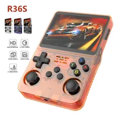 [GPay + Moedas R$ 176,70/ App/ Taxa Inclusa] Console de Jogos Portátil R36S Tela IPS 3,5 " Com 21 Emuladores