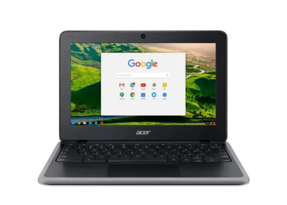 Chromebook Acer TOUCHSCREEN 11.6" Intel N4020 4GB Ram 32GB eMMC Chrome OS Preto | R$1799