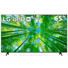 Smart TV 65 LG 4K UHD 65UQ8050 WiFi, Bluetooth, HDR, Nvidia GEFORCE NOW, ThinQ AI, Smart Magic, Google, Alexa