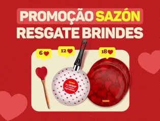 Promoção Mesa Cheia de Amor SAZÓN® - Junte Corações e Troque Por Prêmios 