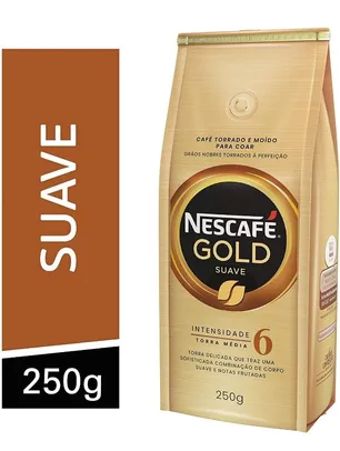 Café Torrado e Moído, Nescafé, Gold Suave, 250g (Recorrência) | R$8,45