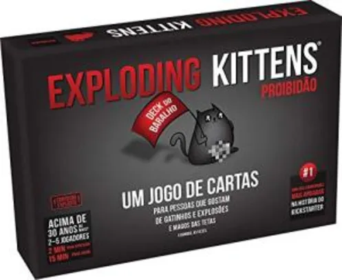Jogo Exploding Kittens: Proibidão | R$102