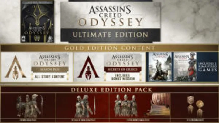 (uplay) Assassin's Creed Odyssey Ultimate Edition - 67% OFF - R$76