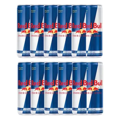 Energético Red Bull 250ml | Kit com doze unidades