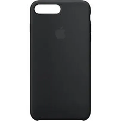 Apple Capa de silicone para iPhone 8 Plus / 7 Plus MQGW2ZM/A (Preto) | R$30