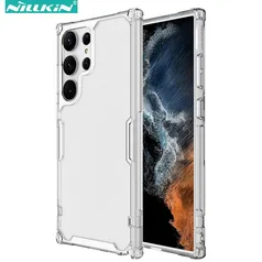 [Taxa Inclusa] Capa Original Nillkin Para Samsung Galaxy S24 Ultra, S23 Ultra, S22 Ultra, à prova de choque com cantos do airbag, TPU + PC