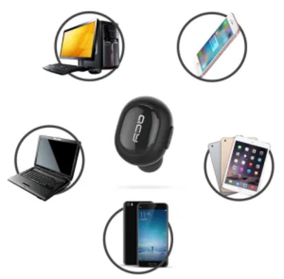 Saindo por R$ 27: Fone QCY Q26 Mini Wireless Bluetooth Headset Music 4.1 | Pelando