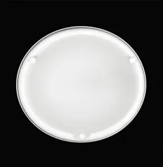 Luminaria de Teto - Plafon - Vidro - Branco