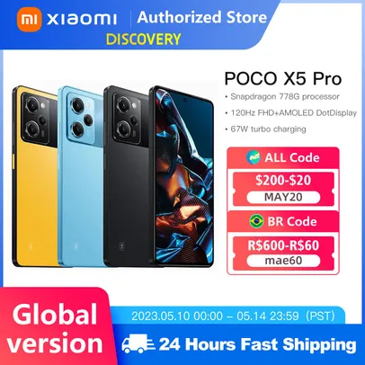 [APP] Smartphone Versão Global POCO X5 Pro 5G 128GB