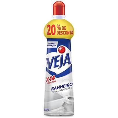 [Leve 3 pague 2 + PRIME] Tira Limo Veja Banheiro X14 500ml Oferta 