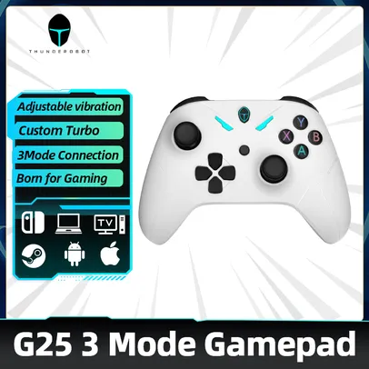 CONTROLE THUNDEROBOT G25 - COMPATÍVEL COM ANDROID, PC, NINTENDO SWITCH