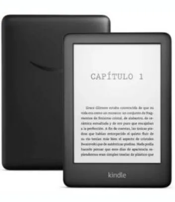 Kindle 10ª Geração Preto, Luz Integrada, Wi-Fi, 4GB - AO0740