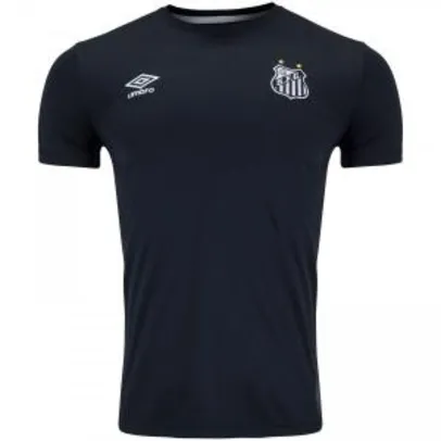 Camiseta do Santos 2019 Umbro - Masculina [Cor: Branca ou Preta]