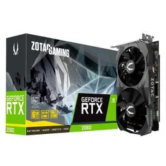 Placa de Vídeo Zotac Gaming NVIDIA GeForce RTX 2060, 6GB | R$1.984