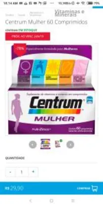 Centrum Mulher 60 Comprimidos

CENTRUM