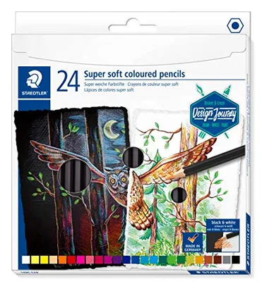 [Prime] Lápis de Cor, Staedtler, Super Soft, 149C C24, 24 Cores