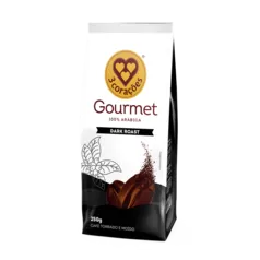 [Leve 3 Pague 2] Café Torrado e Moído Dark Roast Gourmet 3 Corações Pacote 250g