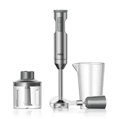 [R$ 127,98 MOEDAS/TAXA INCLUSO/GPAY] Mixer MIUI Misturador de Imersão Manual, Processador 500ml, Aço Inoxidável