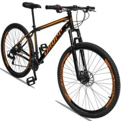 Bicicleta Aro 29 DROPP Sport AÇO 21v Câmbio Shimano Freio a Disco Mecânico com Suspensão