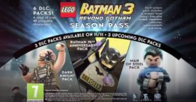 [PSN] LEGO® Batman™ 3: Além De Gotham Passe de Temporada | R$19