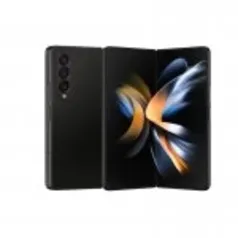 Smartphone Samsung Galaxy Z Fold4 5G Tela dobrável de 7.6" 256GB Processador Snapdragon 12GB de RAM Câmera Tripla Traseira Preto