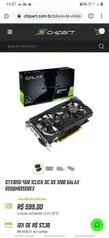 GTX1650 4GB 1CLICK OC G5 128B Galax - R$599