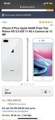 iPhone 8 Plus Apple 64GB - R$2499