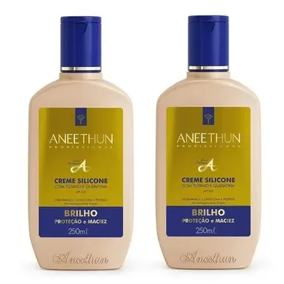 [R$ 49,03 cada] Kit Creme De Silicone Aneethun Linha A 250Ml Cada 2 Unidades