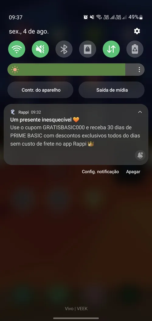 Imagen na descrição da promoção