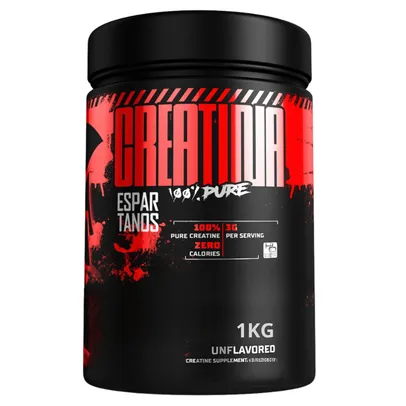 Creatina Monohidratada 100% Pura 100g, 300g, 500g e 1kg  - Suplemento Para Massa Muscular - Esparta