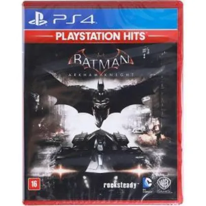 Game - Batman: Arkham Knight - PS4 - R$34 (com AME, R$32)