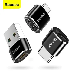 [Novos usuários] Adaptador USB para Tipo C, Tipo C para USB, Micro USB para Tipo C - Baseus | R$8