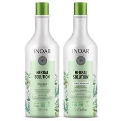 [PRIME] Inoar Herbal Solution Kit Shampoo e Condicionador Suave 1L | R$33,32