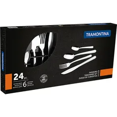 Faqueiro Inox Tramontina Búzios 24 Peças | R$ 30