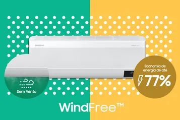 [MEMBERS] Ar-condicionado Sem Vento Samsung WindFree - Quente e Frio 220V 12,000 btu/h