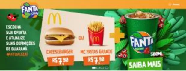 Compre refeições em Fast Food e ganhe Fanta Grátis