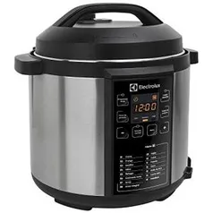 Panela de Pressão Elétrica, 6L, Preta, 110v, Electrolux