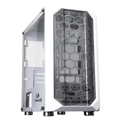 Gabinete Gamer Redragon Sideways, Mini Tower, M-ATX, Lateral Vidro Temperado, Branco - GC-709WH