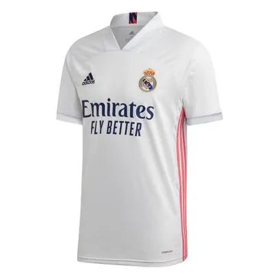 Camisa Real Madrid Home 20/21 s/n Torcedor Adidas Masculina