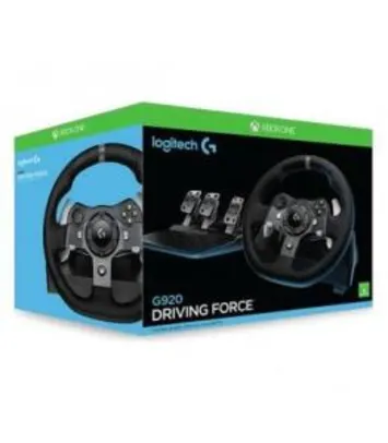 Volante Logitech G920 Driving Force Xbox One/PC | R$1665