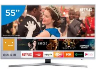 Smart TV LED 55” Samsung 4K Ultra HD - UN55MU6400GXZD Tizen Conversor Digital Wi-Fi - Tv 4k - Magazine Luiza