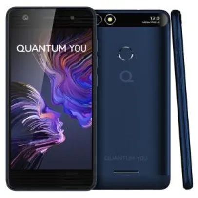 Smartphone Quantum You Azul 32GB + 3GB RAM | R$424