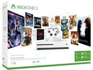 [APP MAGALU] Xbox One S 1TB Microsoft 1 Controle - Live Gold e Gamepass 3 Meses | R$1.323