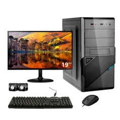 Computador Completo Corporate I3, 8GB, HD 500GB, Monitor 19"