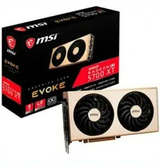 Placa de Vídeo MSI AMD Radeon RX 5700 XT Evoke OC, 8GB, GDDR6 - Radeon RX 5700 XT EVOKE OC