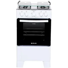 Fogão Atlas 4 Bocas Coliseum Plus com Forno com Amplo Visor – Branco