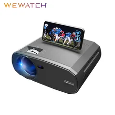 Projetor WEWATCH V50 Portable 5G WIFI Projector Mini Smart Real 1080P Full HD