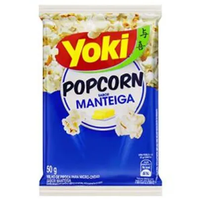 [PRIME] Popcorn Micro Manteiga Yoki 50g | R$0,69